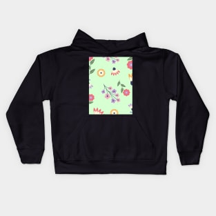 Geomatric flower pattern Kids Hoodie